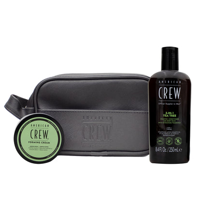 KIT AMERICAN CREW FORMING CREAM & SHAMPO 3-IN-1