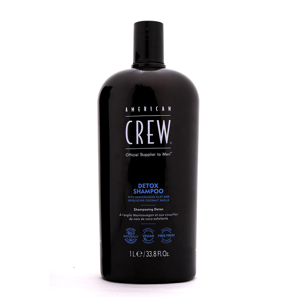 American Crew Shampoo Detox Limpieza Exfoliante 1000ml