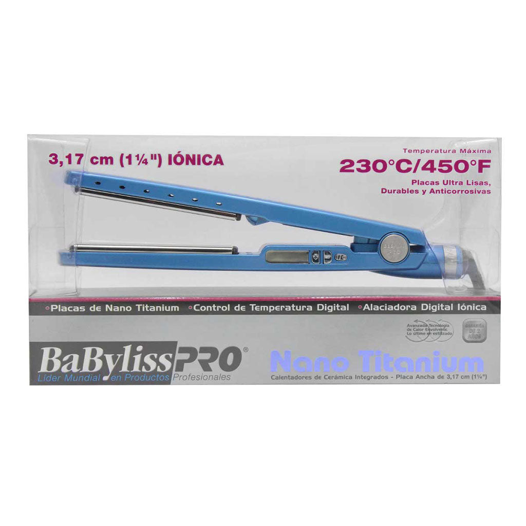 Alaciadora BaByliss Pro Digital Ionica Nano Titanium 1 1/4"