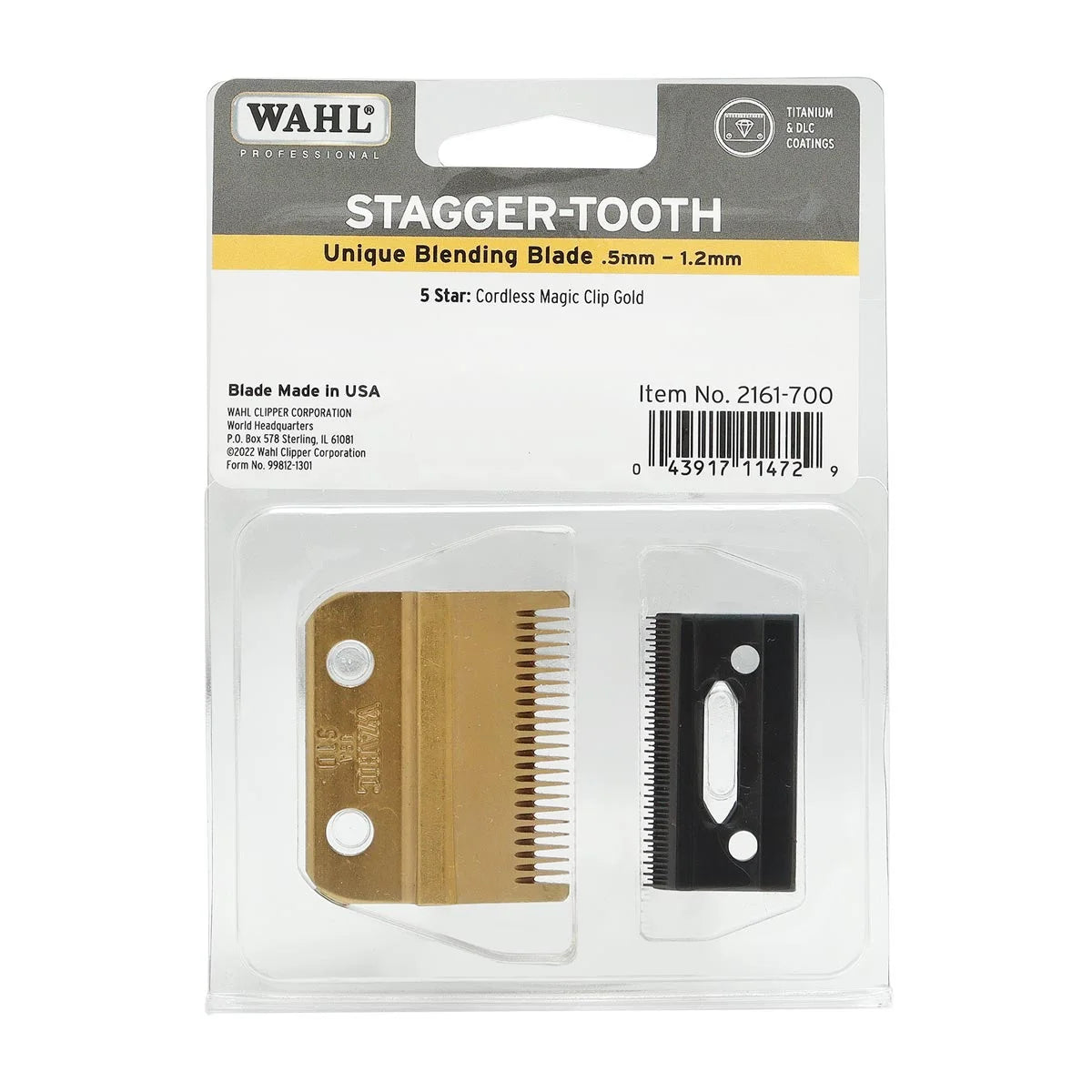 CABEZAL WAHL REPUESTO CORDLESS MAGIC CLIP GOLD (02161-700) - Kokoro MX