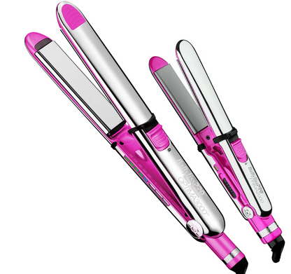 BABYLISS PRO COMBO DE ALACIADORAS OPTIMA 3000 AND OPTIMA MINI 2000 PINK