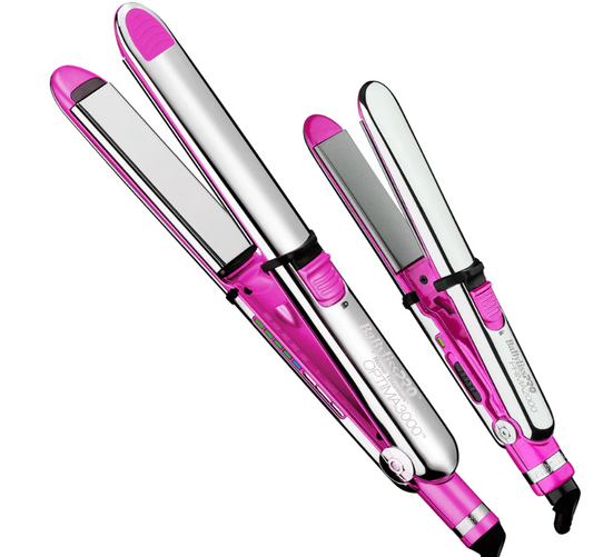 BABYLISS PRO COMBO DE ALACIADORAS OPTIMA 3000 AND OPTIMA MINI 2000 PINK