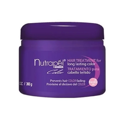 NUTRAPELCREMA DE TRATAMIENTO PARA CABELLO TEÑIDO Y MECHAS 360G