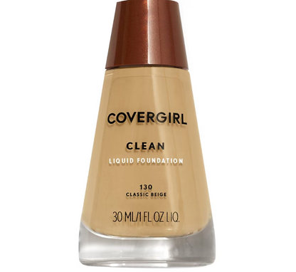 Base de maquillaje líquida Covergirl Clean 130 Classic Beige - Kokoro MX