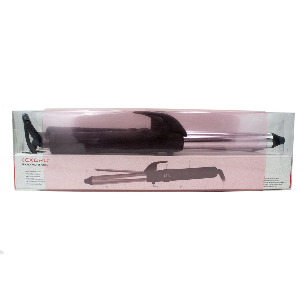 KIT DE 3 TENAZAS KOKORO PROFESIONAL INFINITY NANO TITANIUM - Kokoro MX