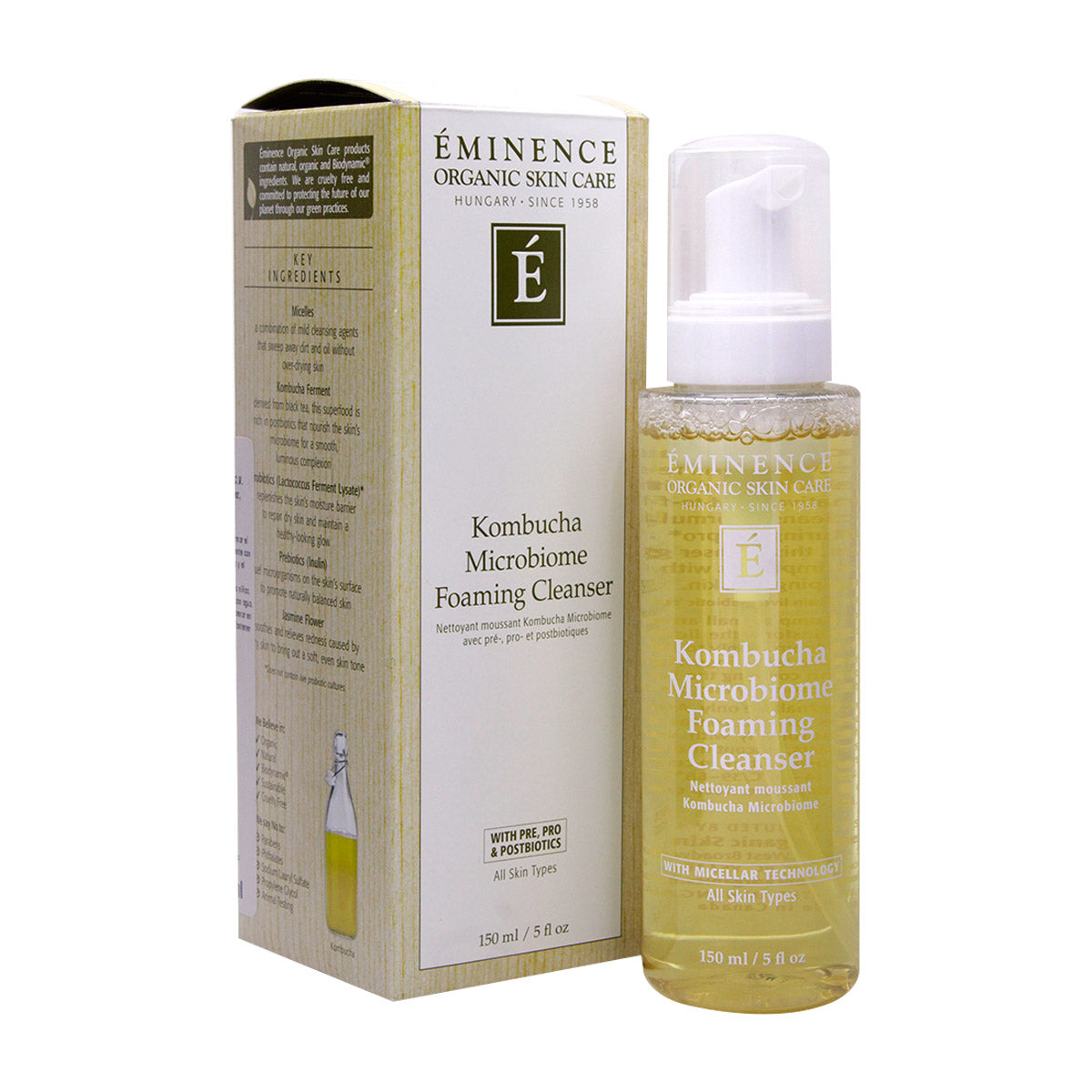 KOMBUCHA MICROBIOME FOAMING CLEANSER EMINENCE 150ml - Kokoro MX