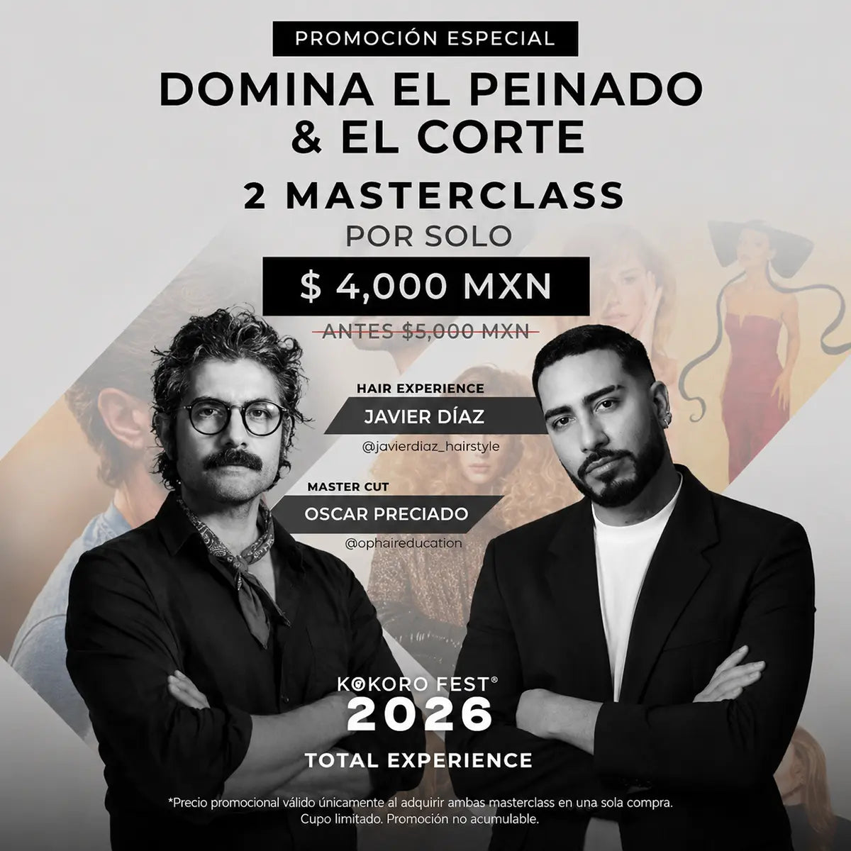 Boleto Domina el peinado & el corte Mastercalss