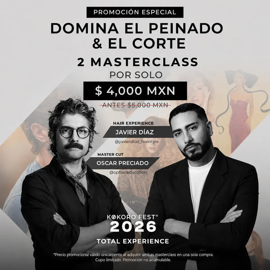 Boleto Domina el peinado & el corte Mastercalss - Kokoro MX