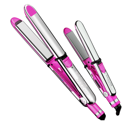 BABYLISS PRO COMBO DE ALACIADORAS OPTIMA 3000 AND OPTIMA MINI 2000 PINK