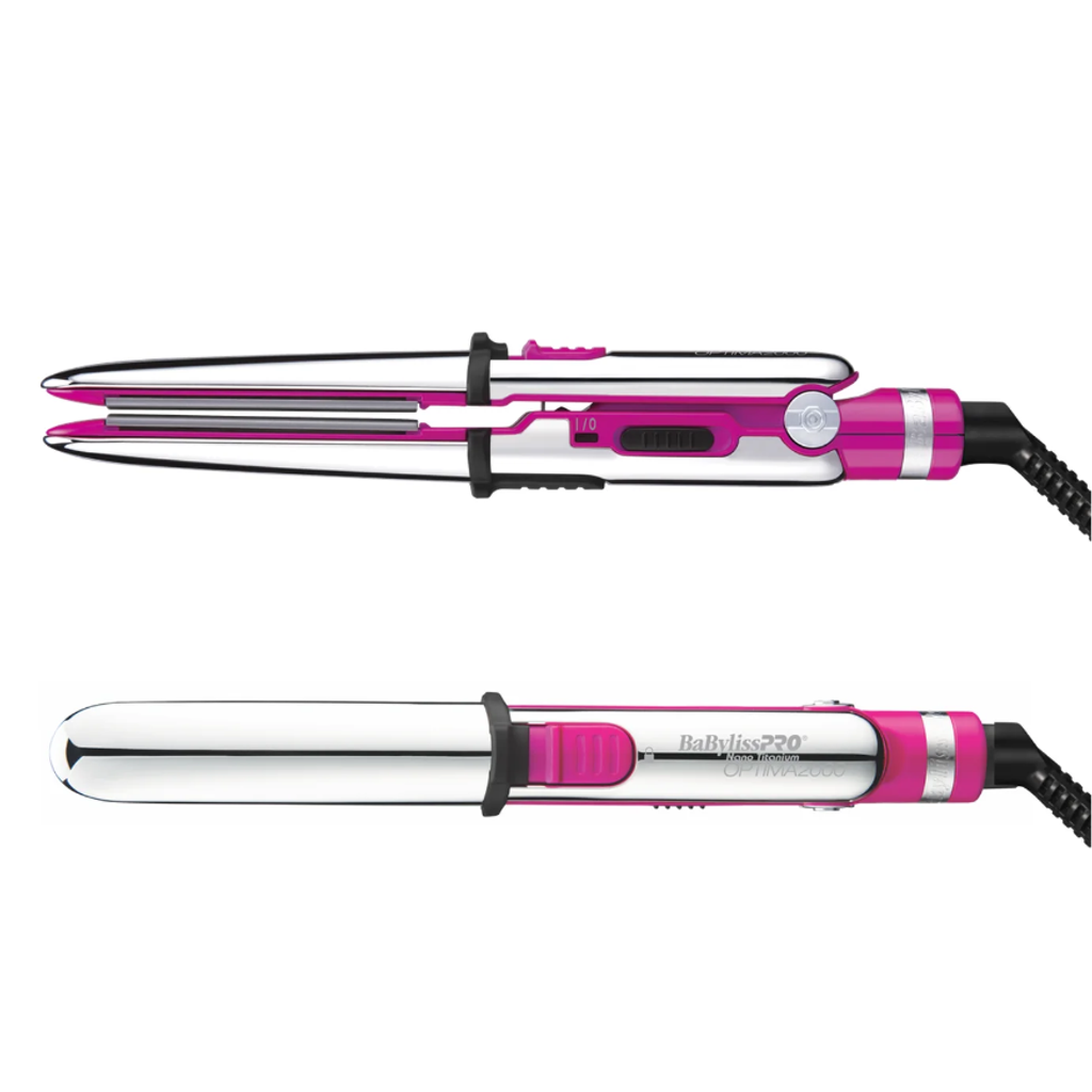 BABYLISS PRO COMBO DE ALACIADORAS OPTIMA 3000 AND OPTIMA MINI 2000 PINK
