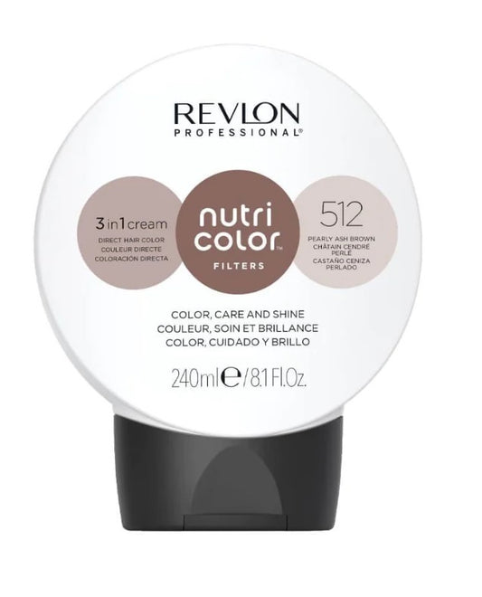 Revlon Nutri Color Filter 3 in 1 Colour Creme 512 Pearly Ash Brown 240ml - Kokoro MX