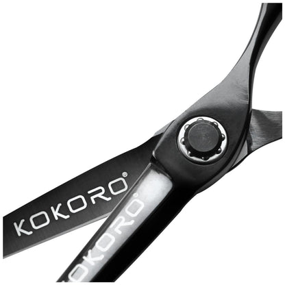 TIJERA PROFESIONAL KOKORO BLACK TITANIUM DE CORTE 5.5 - Kokoro MX