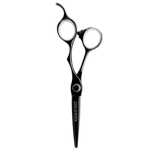 TIJERA PROFESIONAL KOKORO BLACK TITANIUM DE CORTE 5.5 - Kokoro MX