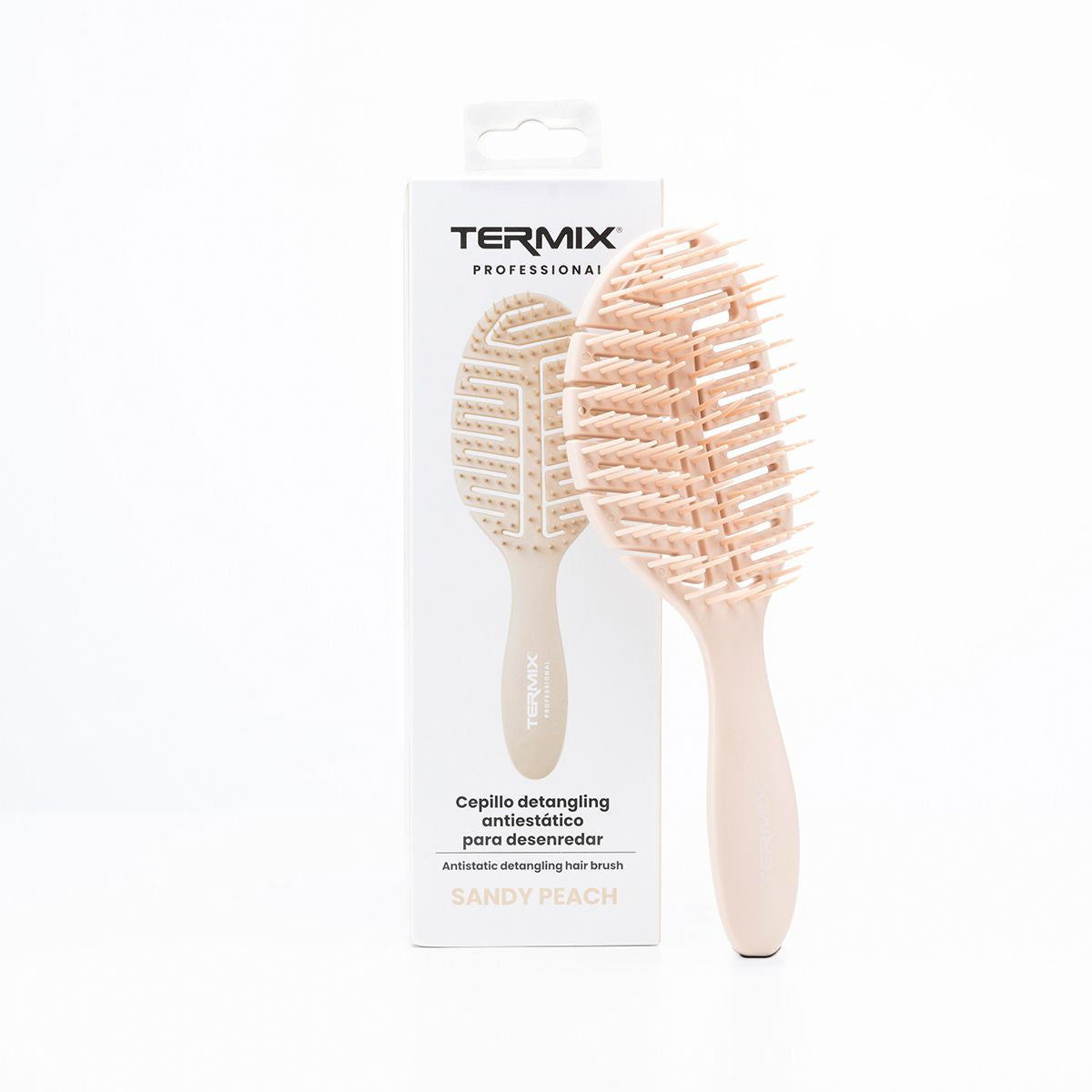 CEPILLO ANTIESTÁTICOS PARA DESENREDAR TERMIX PROFESSIONAL SANDY PEACH