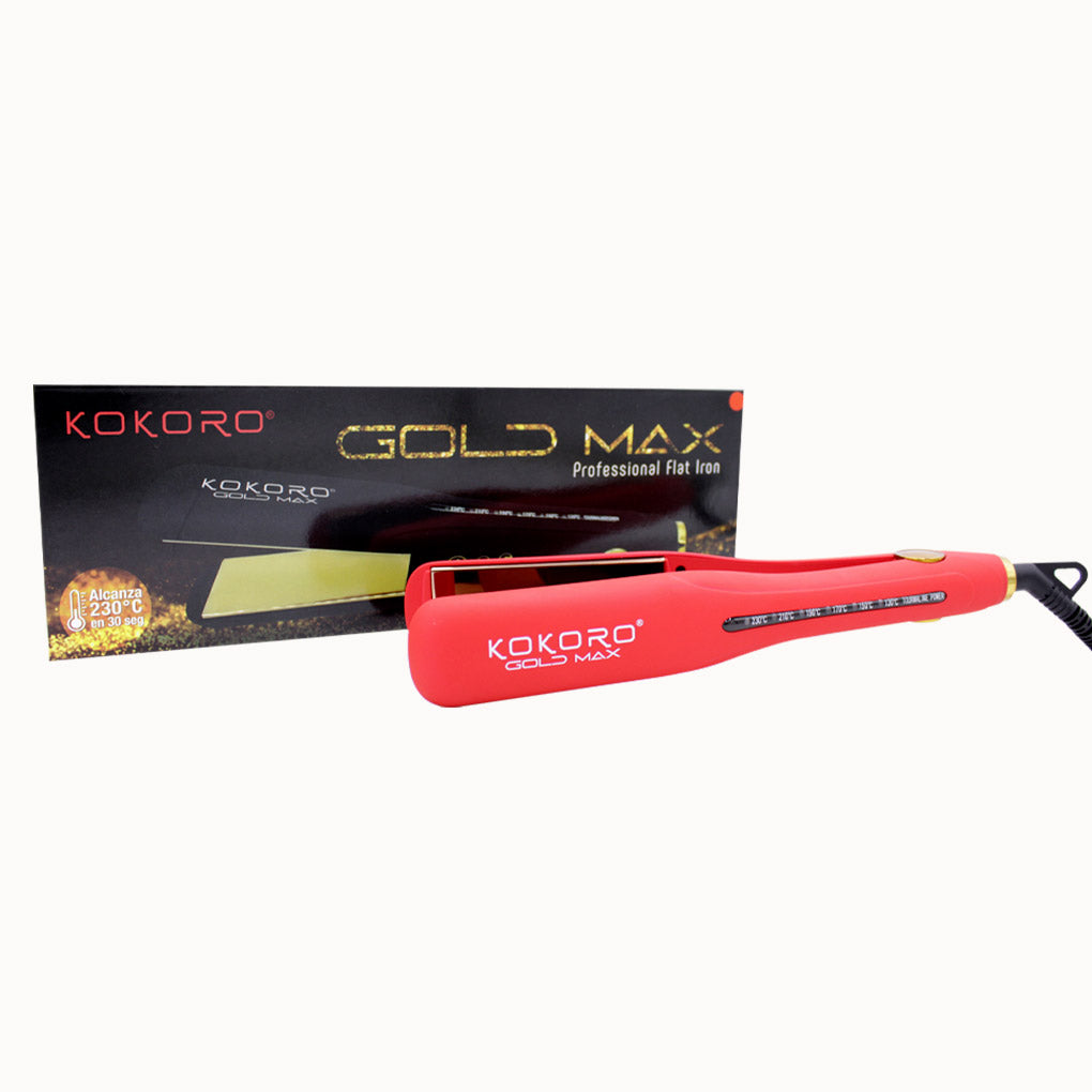 Plancha para Cabello Kokoro Gold Max Roja