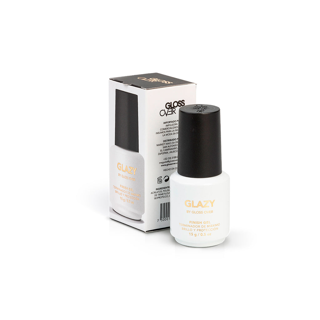 Gloss Over Gel De Uñas Termindo Máximo Brillo Glazy 15g - Kokoro MX